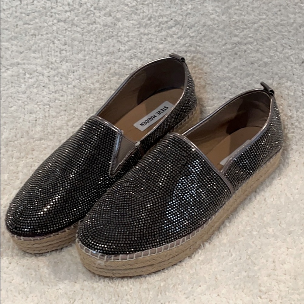 Steve Madden Embellished Espadrilles